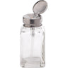 DL Pro - Clear Glass Pump Dispenser Bottle - 6 oz. - 18 mL.