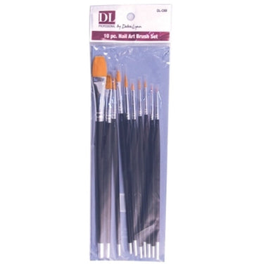 DL Professional 10-Piece Nail Art Brush Set