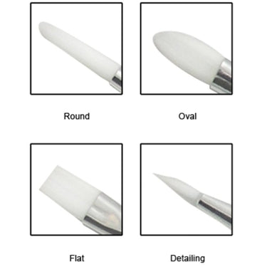 DL Professional 4 Piece Gel Brush Set