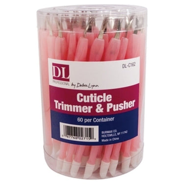 DL Professional - Cuticle Trimmer/Pushers in a Container - 60 Piece