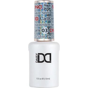 DND 9D Velvet Jungle Cat Eye Gel #03 - Independent Spirit / 0.5 oz.