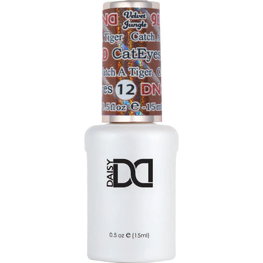 DND 9D Velvet Jungle Cat Eye Gel #12 - Catch a Tiger / 0.5 oz.