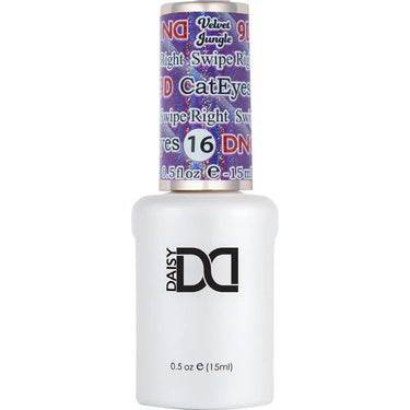 DND 9D Velvet Jungle Cat Eye Gel #16 - Swipe Right / 0.5 oz.