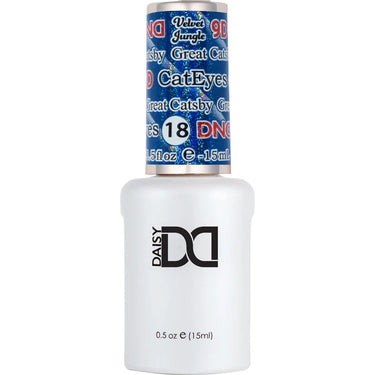 DND 9D Velvet Jungle Cat Eye Gel #18 - Great Gatsby / 0.5 oz.