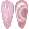 DND 9D Velvet Jungle Cat Eye Gel #19 - Salmon Paws / 0.5 oz.