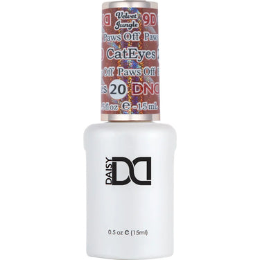 DND 9D Velvet Jungle Cat Eye Gel #20 - Paws Off / 0.5 oz.