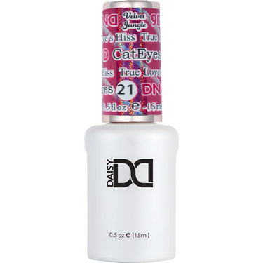 DND 9D Velvet Jungle Cat Eye Gel #21 - True Loves Hiss / 0.5 oz.