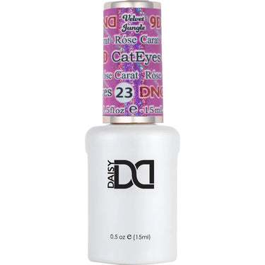 DND 9D Velvet Jungle Cat Eye Gel #23 - Rose Carat / 0.5 oz.