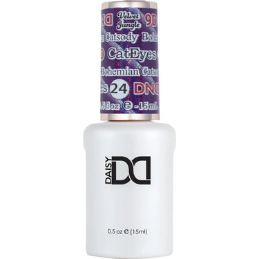DND 9D Velvet Jungle Cat Eye Gel #24 - Bohemian Catsody / 0.5 oz.