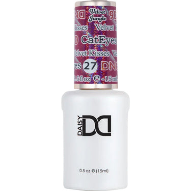 DND 9D Velvet Jungle Cat Eye Gel #27 - Velvet Kisses / 0.5 oz.