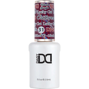DND 9D Velvet Jungle Cat Eye Gel #31 - Lucky Cat / 0.5 oz.