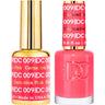 DND DC Duo Gel - #009 Carnation Pink / Soak-Off Gel Polish 0.5 oz. + Nail Lacquer 0.5 oz.