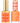 DND DC Duo Gel - #010 Dutch Orange / Soak-Off Gel Polish 0.5 oz. + Nail Lacquer 0.5 oz.