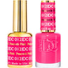 DND DC Duo Gel - #012 Peacock Pink / Soak-Off Gel Polish 0.5 oz. + Nail Lacquer 0.5 oz.