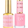 DND DC Duo Gel - #017 Pink Bubblegum / Soak-Off Gel Polish 0.5 oz. + Nail Lacquer 0.5 oz.