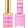 DND DC Duo Gel - #018 Violet Pink / Soak-Off Gel Polish 0.5 oz. + Nail Lacquer 0.5 oz.
