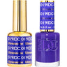 DND DC Duo Gel - #019 Ultramarine / Soak-Off Gel Polish 0.5 oz. + Nail Lacquer 0.5 oz.