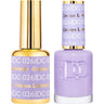 DND DC Duo Gel - #026 Crocus Lavender / Soak-Off Gel Polish 0.5 oz. + Nail Lacquer 0.5 oz.