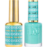 DND DC Duo Gel - #035 Lucky Jade / Soak-Off Gel Polish 0.5 oz. + Nail Lacquer 0.5 oz.