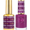 DND DC Duo Gel - #050 Twightlight Sparkles / Soak-Off Gel Polish 0.5 oz. + Nail Lacquer 0.5 oz.