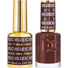 DND DC Duo Gel - #052 Walnut Brown / Soak-Off Gel Polish 0.5 oz. + Nail Lacquer 0.5 oz.