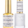 DND DC Duo Gel - #056 White Chalk / Soak-Off Gel Polish 0.5 oz. + Nail Lacquer 0.5 oz.