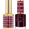 DND DC Duo Gel - #061 Wineberry / Soak-Off Gel Polish 0.5 oz. + Nail Lacquer 0.5 oz.