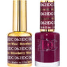 DND DC Duo Gel - #062 Strawberry Wine / Soak-Off Gel Polish 0.5 oz. + Nail Lacquer 0.5 oz.