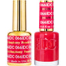 DND DC Duo Gel - #066 French Raspberry / Soak-Off Gel Polish 0.5 oz. + Nail Lacquer 0.5 oz.