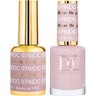 DND DC Duo Gel - #078 Rose Beige / Soak-Off Gel Polish 0.5 oz. + Nail Lacquer 0.5 oz.