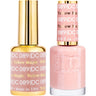 DND DC Duo Gel - #089 Yellow Maple / Soak-Off Gel Polish 0.5 oz. + Nail Lacquer 0.5 oz.