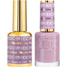 DND DC Duo Gel - #091 Shadow Gray / Soak-Off Gel Polish 0.5 oz. + Nail Lacquer 0.5 oz.