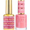 DND DC Duo Gel - #095 Orange Rust / Soak-Off Gel Polish 0.5 oz. + Nail Lacquer 0.5 oz.