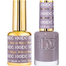 DND DC Duo Gel - #100 Beaver Beige / Soak-Off Gel Polish 0.5 oz. + Nail Lacquer 0.5 oz.