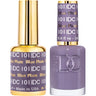 DND DC Duo Gel - #101 Blue Plum / Soak-Off Gel Polish 0.5 oz. + Nail Lacquer 0.5 oz.