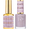 DND DC Duo Gel - #105 Beige Brown / Soak-Off Gel Polish 0.5 oz. + Nail Lacquer 0.5 oz.