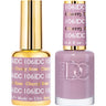 DND DC Duo Gel - #106 Cherry Rose / Soak-Off Gel Polish 0.5 oz. + Nail Lacquer 0.5 oz.