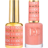 DND DC Duo Gel - #111 Sweet Yam / Soak-Off Gel Polish 0.5 oz. + Nail Lacquer 0.5 oz.