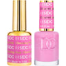 DND DC Duo Gel - #115 Charming Pink / Soak-Off Gel Polish 0.5 oz. + Nail Lacquer 0.5 oz.