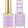 DND DC Duo Gel - #119 Frosty Taro / Soak-Off Gel Polish 0.5 oz. + Nail Lacquer 0.5 oz.