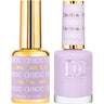 DND DC Duo Gel - #120 Chiffon / Soak-Off Gel Polish 0.5 oz. + Nail Lacquer 0.5 oz.