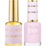 DND DC Duo Gel - #122 Soft Pink / Soak-Off Gel Polish 0.5 oz. + Nail Lacquer 0.5 oz.