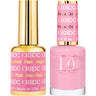 DND DC Duo Gel - #130 Pink Grapefruit / Soak-Off Gel Polish 0.5 oz. + Nail Lacquer 0.5 oz.