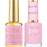 DND DC Duo Gel - #132 Lemon Tea / Soak-Off Gel Polish 0.5 oz. + Nail Lacquer 0.5 oz.