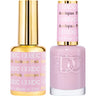 DND DC Duo Gel - #133 Antique Pink / Soak-Off Gel Polish 0.5 oz. + Nail Lacquer 0.5 oz.