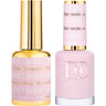DND DC Duo Gel - #136 Geranium Pink / Soak-Off Gel Polish 0.5 oz. + Nail Lacquer 0.5 oz.