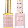 DND DC Duo Gel - #140 Khaki Rose / Soak-Off Gel Polish 0.5 oz. + Nail Lacquer 0.5 oz.