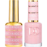 DND DC Duo Gel - #143 Banan Crepe / Soak-Off Gel Polish 0.5 oz. + Nail Lacquer 0.5 oz.