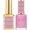 DND DC Duo Gel - #146 Icy Pink / Soak-Off Gel Polish 0.5 oz. + Nail Lacquer 0.5 oz.