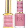 DND DC Duo Gel - #155 Chateau Rose / Soak-Off Gel Polish 0.5 oz. + Nail Lacquer 0.5 oz.